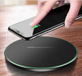 Cargador Inalámbrico Rápido para iPhone y Samsung