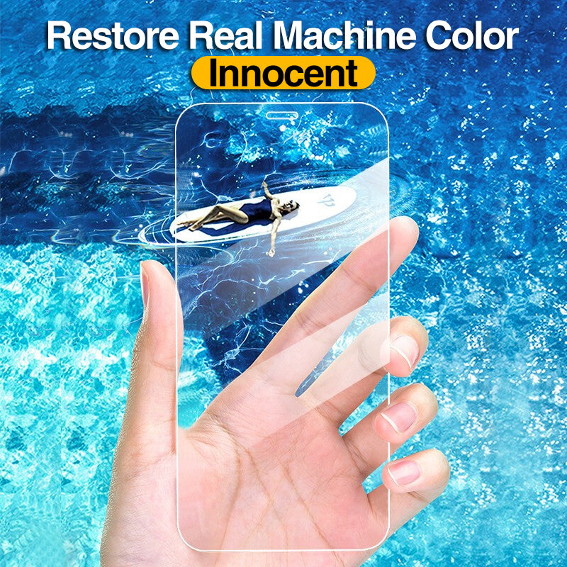 Vidrio Templado Anti-Luz Azul para iPhone (Pack x4)