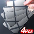 Vidrio Templado Anti-Luz Azul para iPhone (Pack x4)