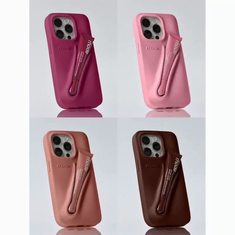 Funda Silicona Rhode con Brillo Labial 3D para iPhone