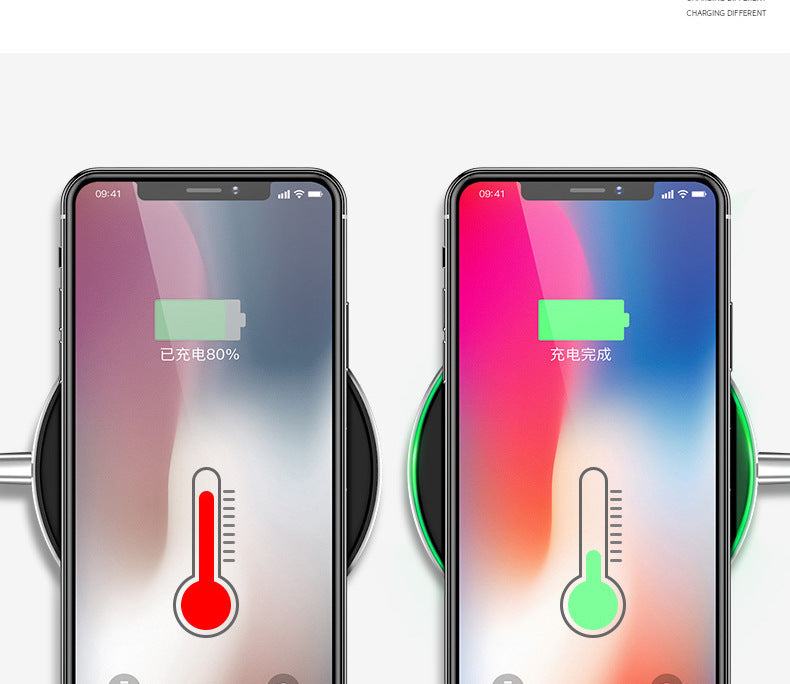 Cargador Inalámbrico Rápido para iPhone y Samsung