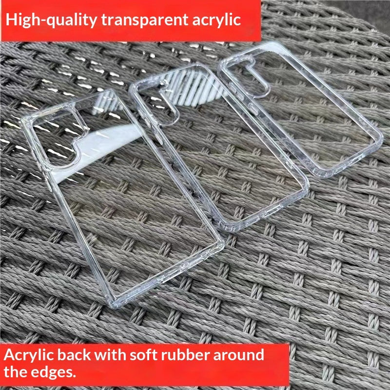 Funda Acrílica Transparente Antigolpes para Samsung
