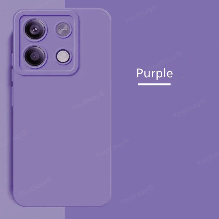 Funda Silicona Líquida con Protección de Cámara para Xiaomi POCO M6 Pro