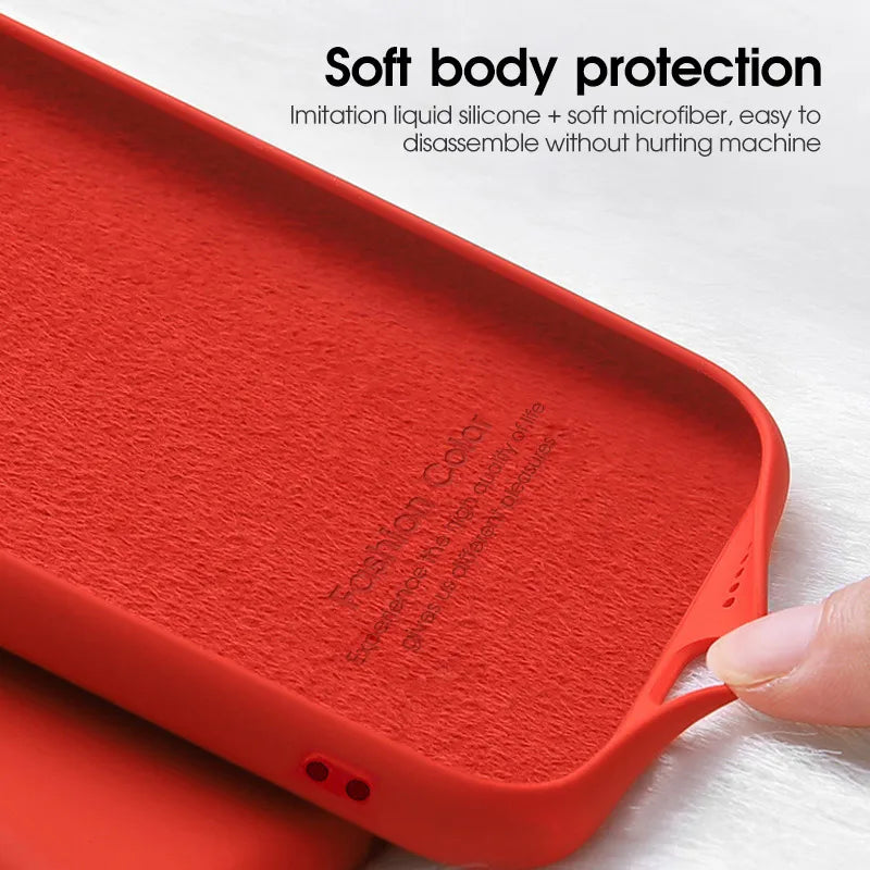 Funda Silicona Líquida con Protección de Cámara para POCO F7 Pro
