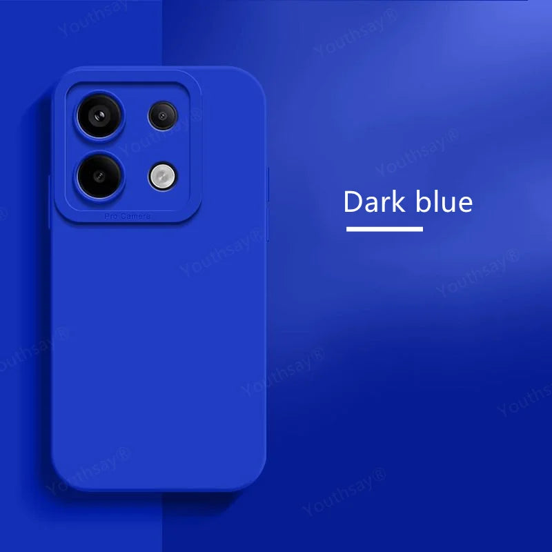 Funda Silicona Líquida con Protección de Cámara para Xiaomi POCO M6 Pro