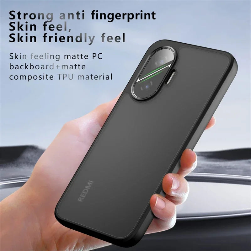 Funda Silicona Esmerilada TPU+PC para Xiaomi POCO F7