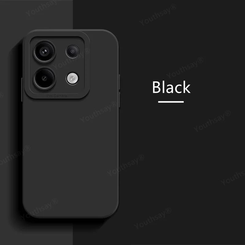Funda Silicona Líquida con Protección de Cámara para Xiaomi POCO M6 Pro