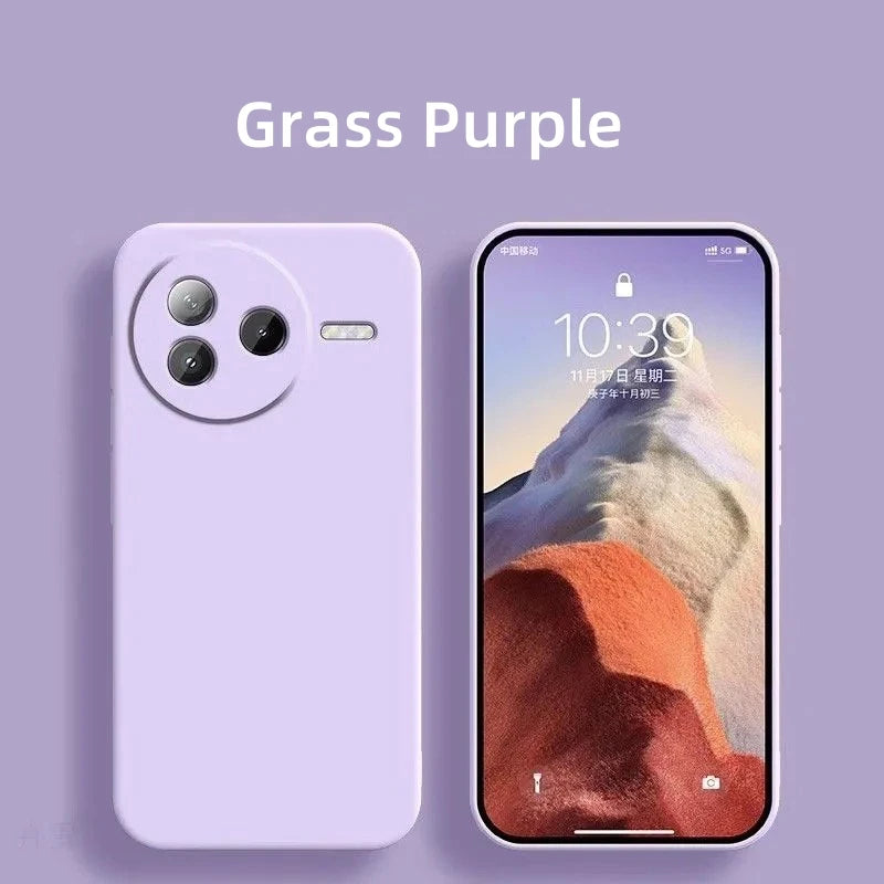 Funda Silicona Líquida con Protección de Cámara para POCO F7 Pro