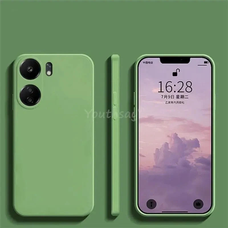 Funda Silicona Líquida con Protección de Cámara para POCO F7 Pro