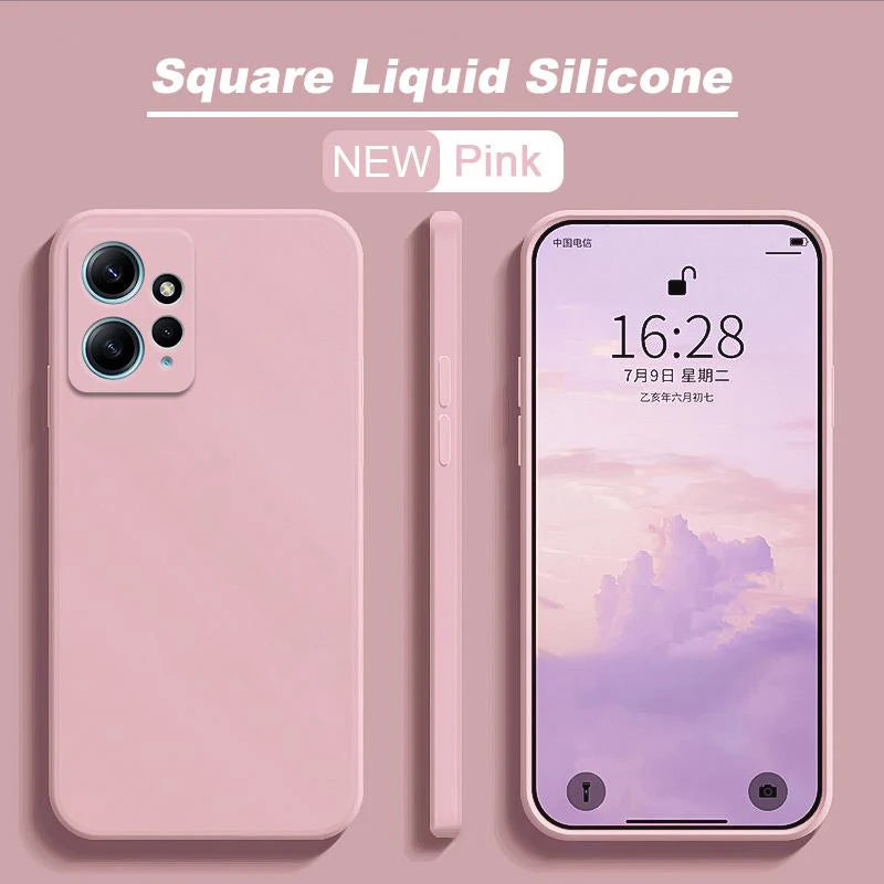 Funda Silicona Líquida Antigolpes para Xiaomi Redmi Note 12