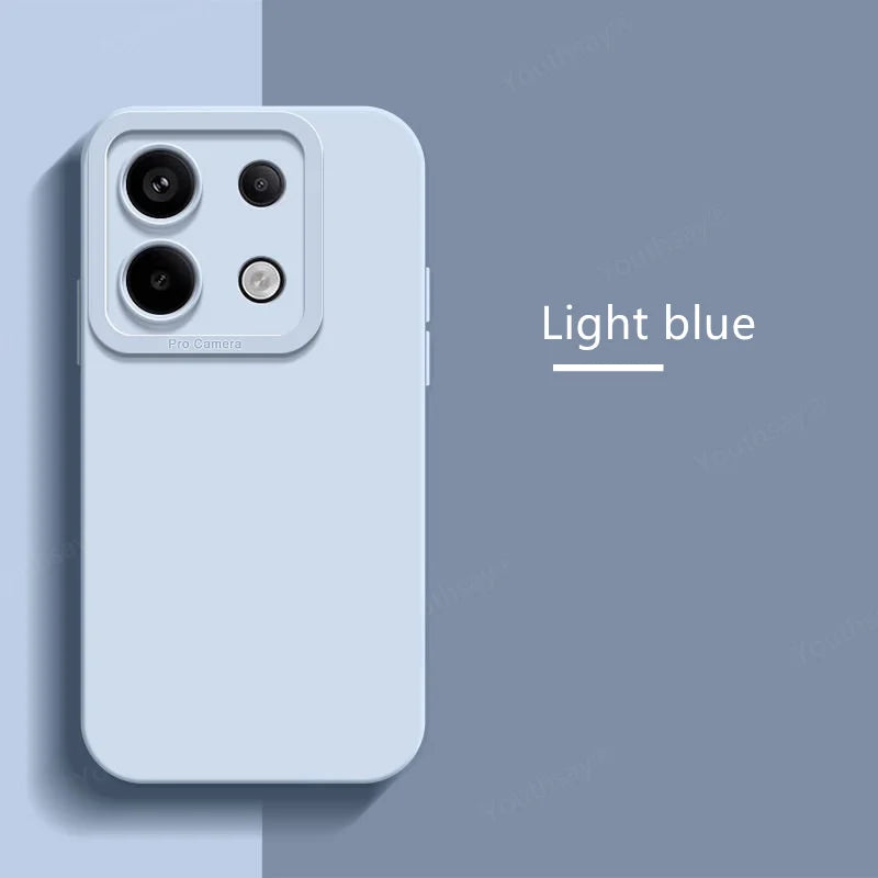Funda Silicona Líquida con Protección de Cámara para Xiaomi POCO M6 Pro