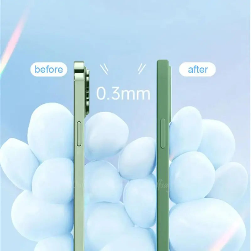 Funda Silicona Líquida Antigolpes para iPhone 16e / 17e / SE 4