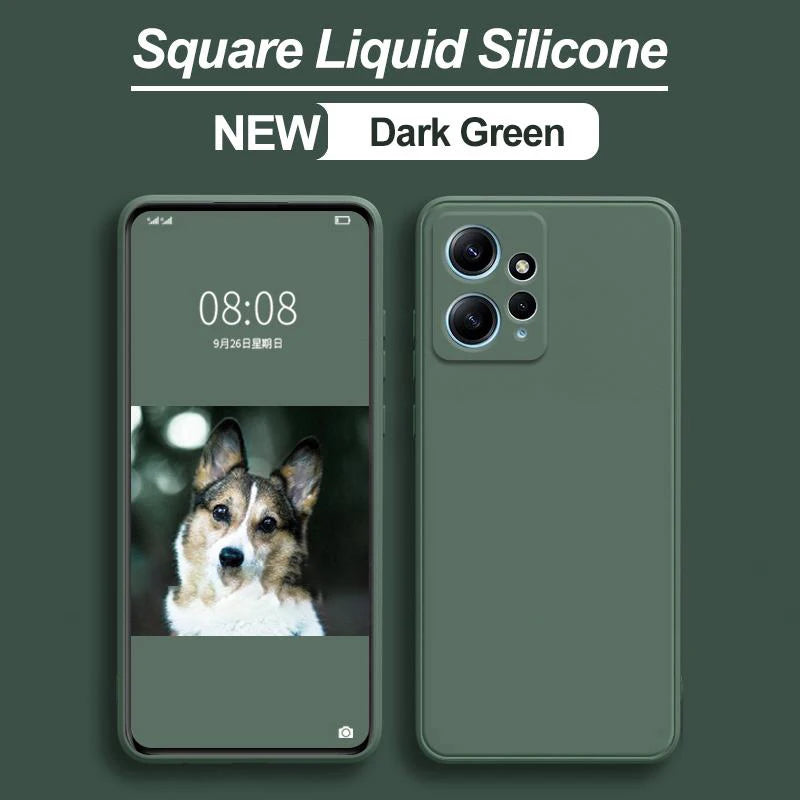 Funda Silicona Líquida Antigolpes para Xiaomi Redmi Note 12