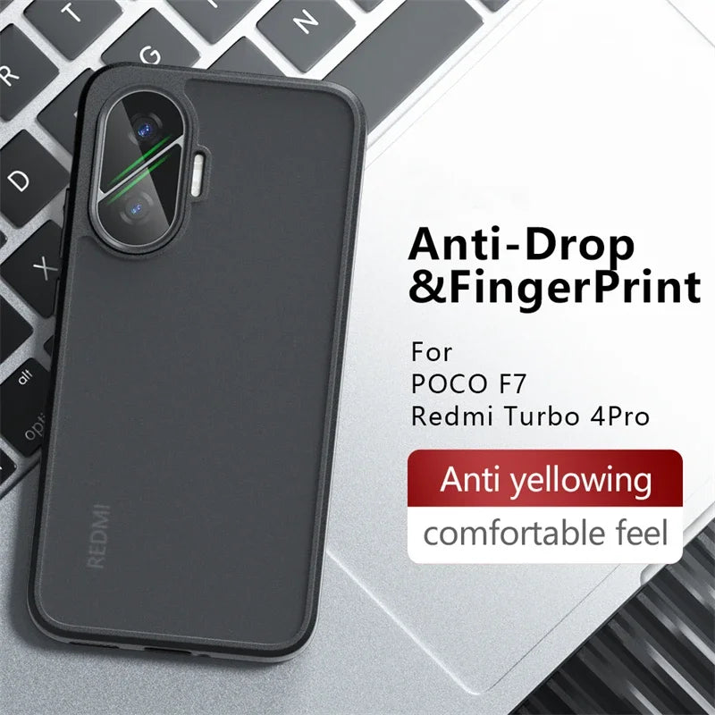 Funda Silicona Esmerilada TPU+PC para Xiaomi POCO F7