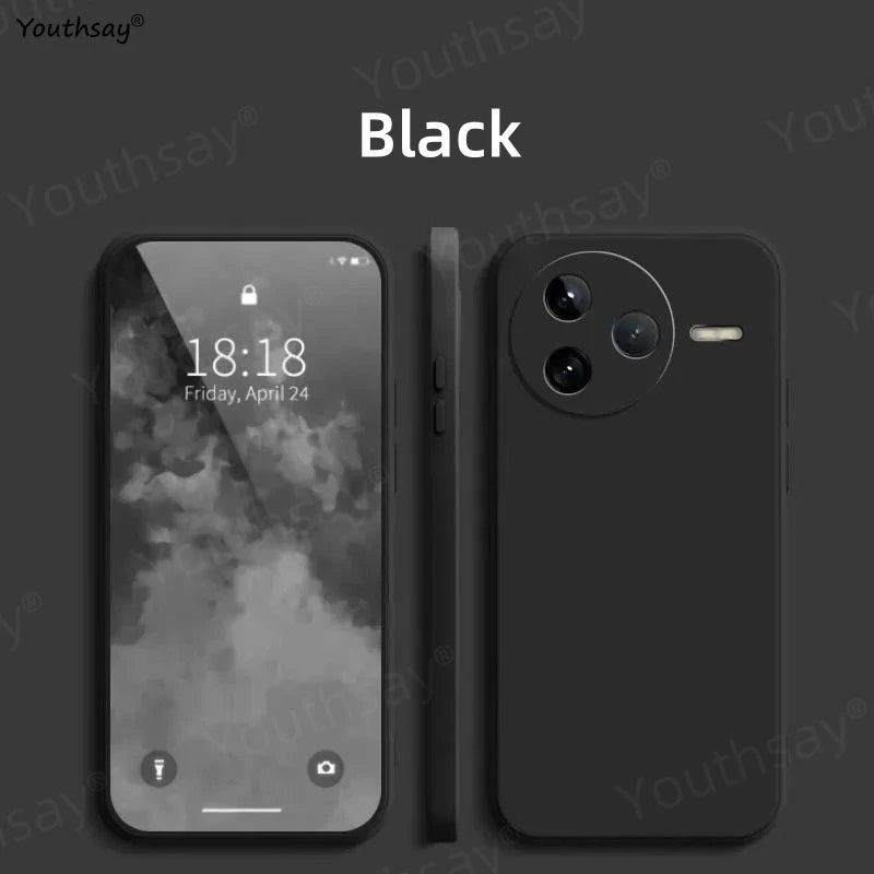 Funda Silicona Líquida con Protección de Cámara para POCO F7 Pro