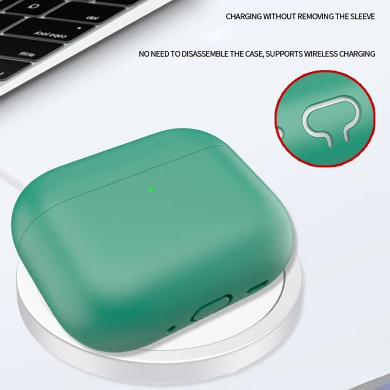 Funda Protectora de Silicona para AirPods Pro 3