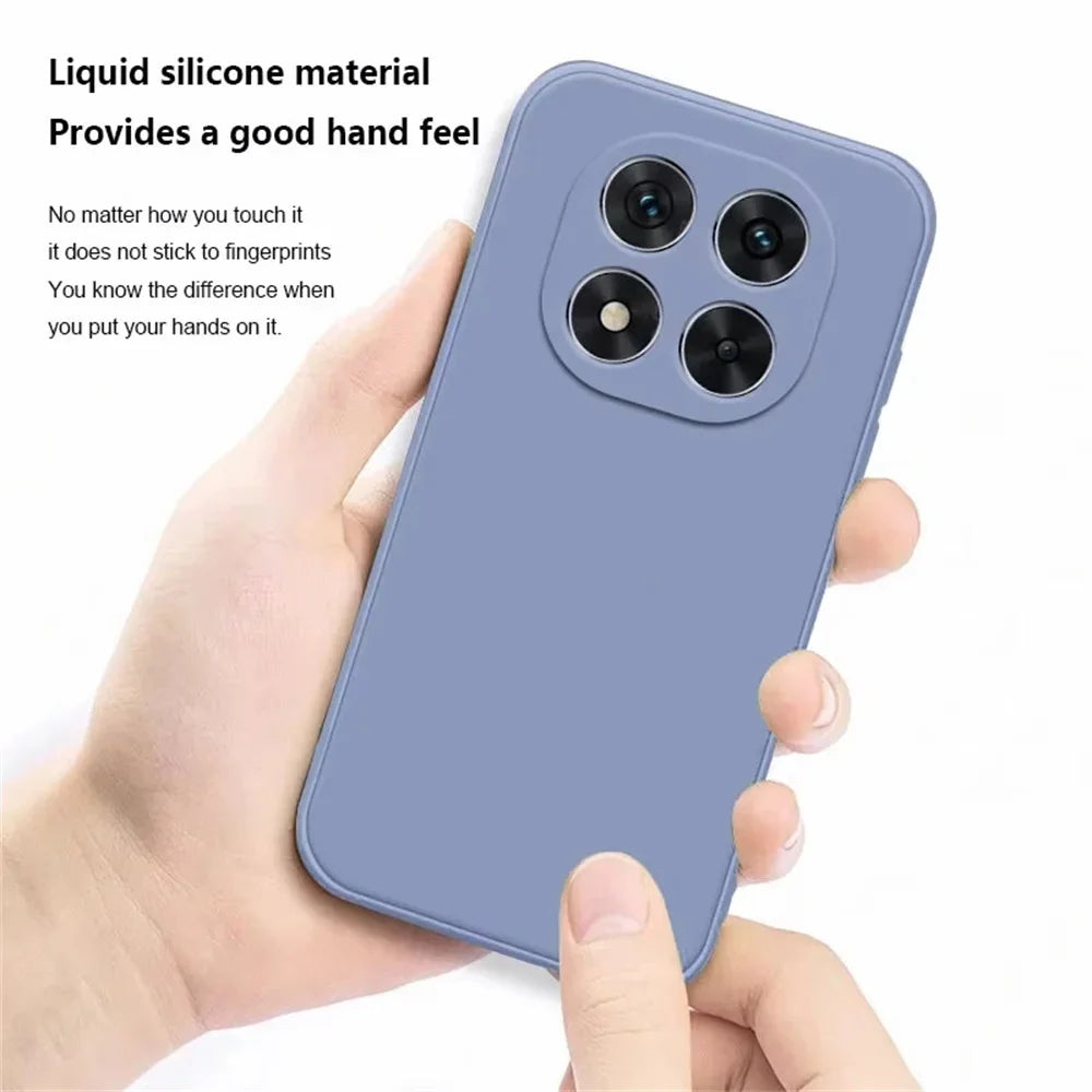Funda Silicona Líquida Suave con Protección de Cámara para Xiaomi POCO X7